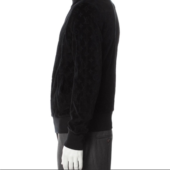 Louis Vuitton Blue Nuit Mens XL Jacquard Monogram - Picture 2 of 8